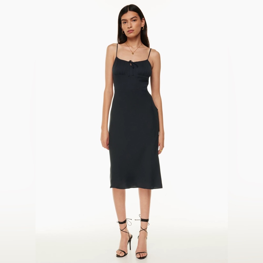 ARITZIA Bellow Midi Dress Black Size 4/ Small